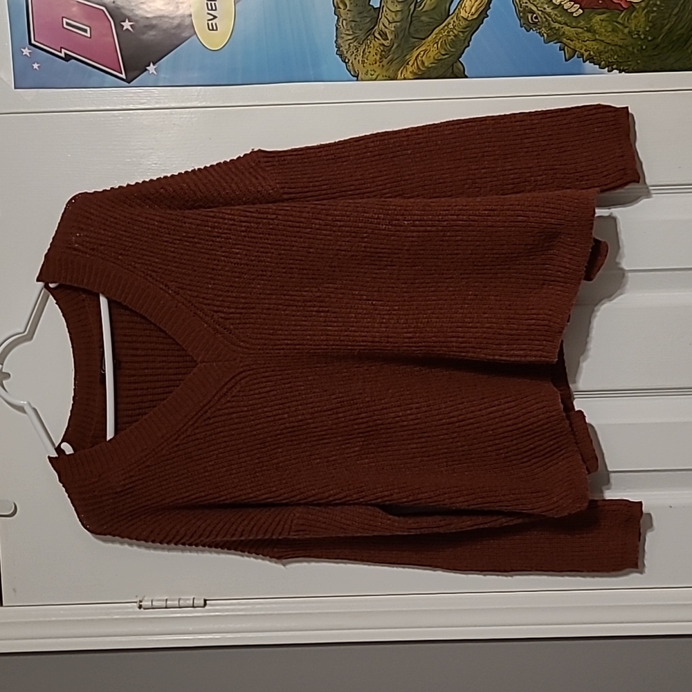 Maroon Knitted Sweater